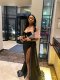 MD - Black Satin Dress (Available on Pre-order)