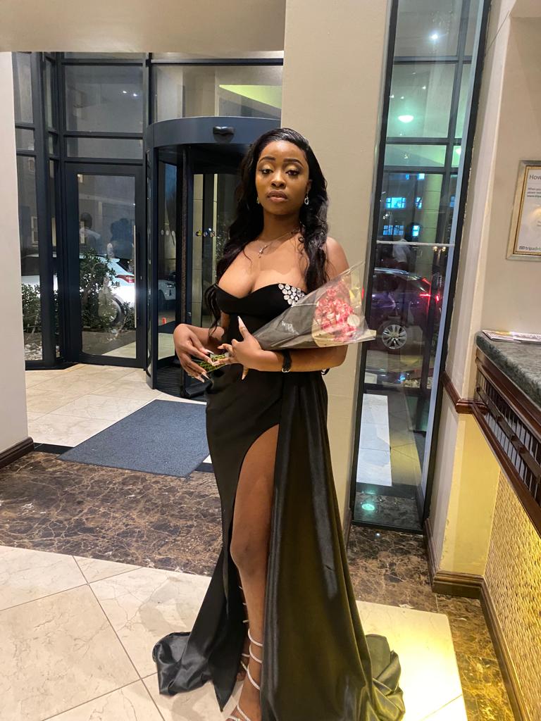MD - Black Satin Dress (Available on Pre-order)