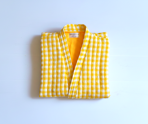 Gingham Quilted Vest (Available on Pre-order)