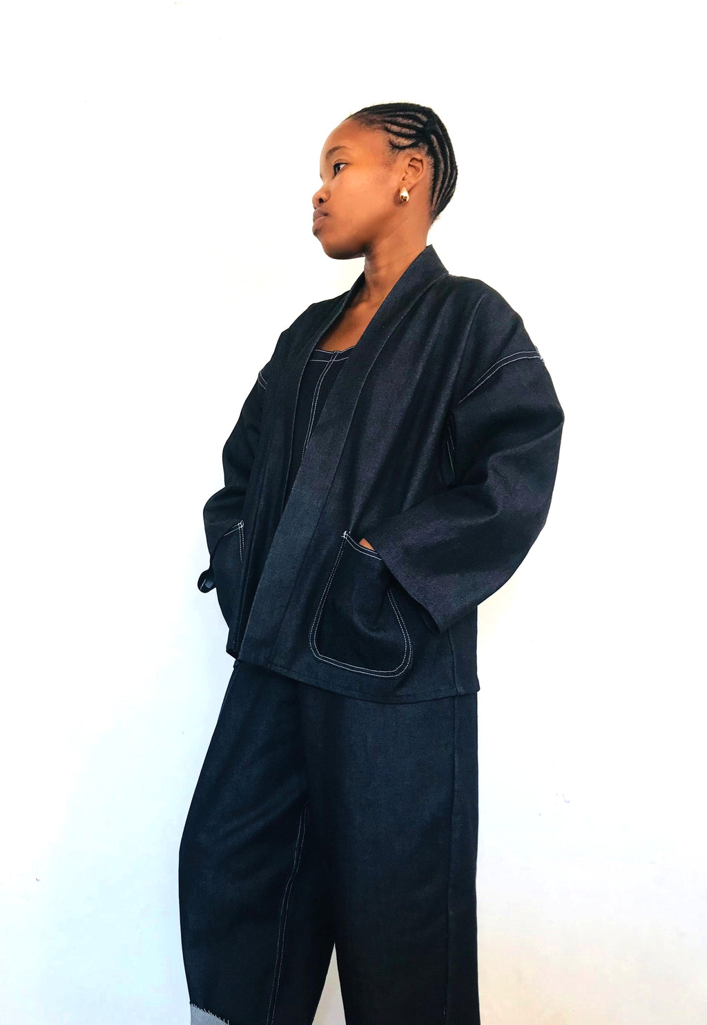 Denim Kimono Jacket (Available on Pre-order)