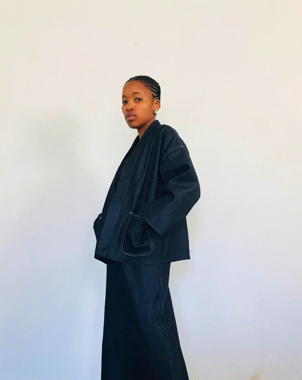 Denim Kimono Jacket (Available on Pre-order)