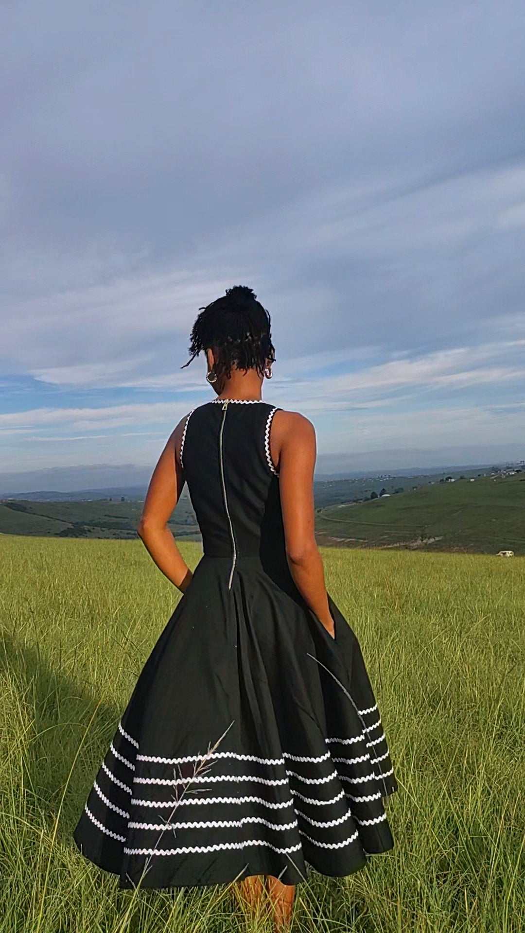 Midi Black Dress (Available on Pre-order)