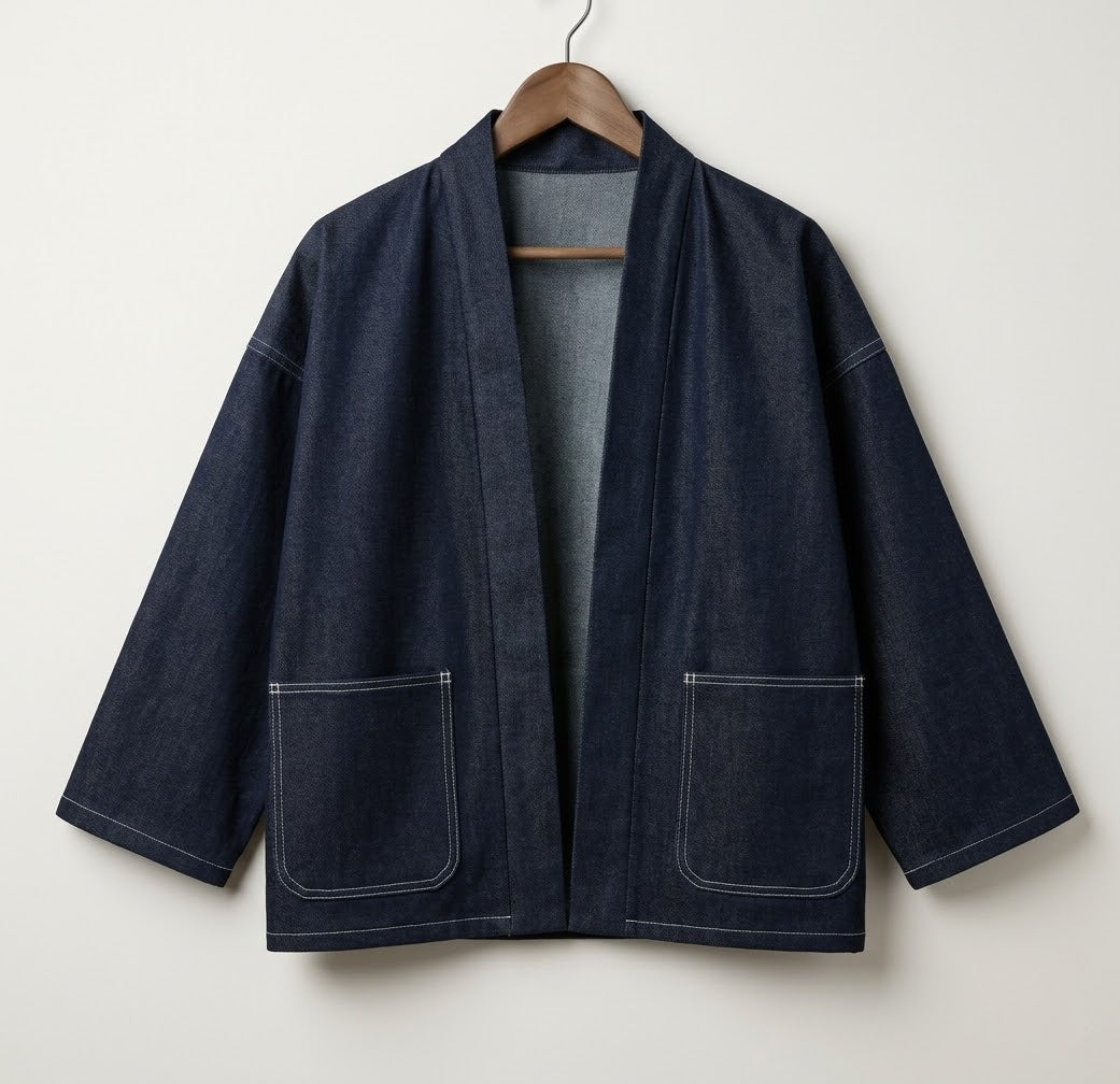 Denim Kimono Jacket (Available on Pre-order)